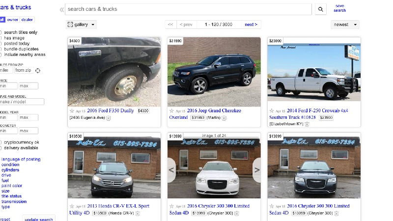 Craigslist Used Trucks for Sale By Owner Near Me