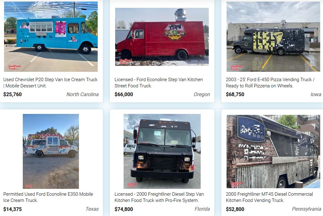 Used Food Trucks for Sale