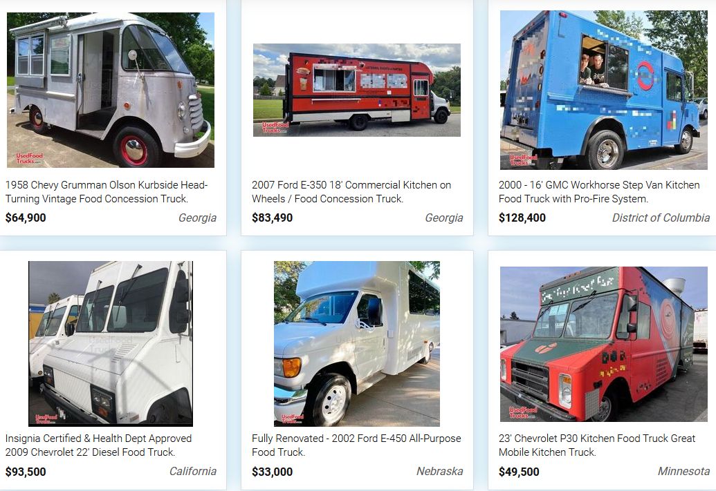 Used Food Trucks for Sale Near Me