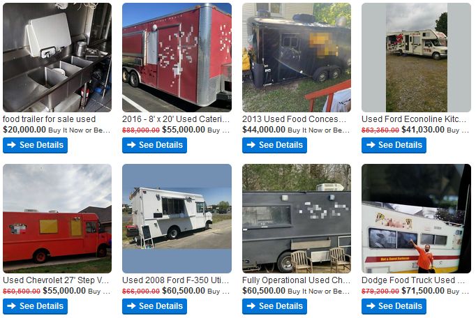 Used Food Trailers for Sale Under $5000