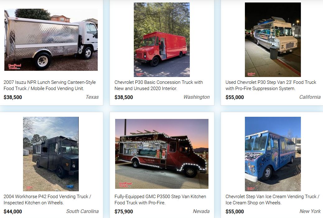 Used Food Trucks for Sale