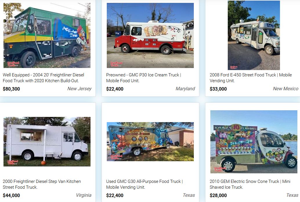 Used Food Trucks for Sale Near Me