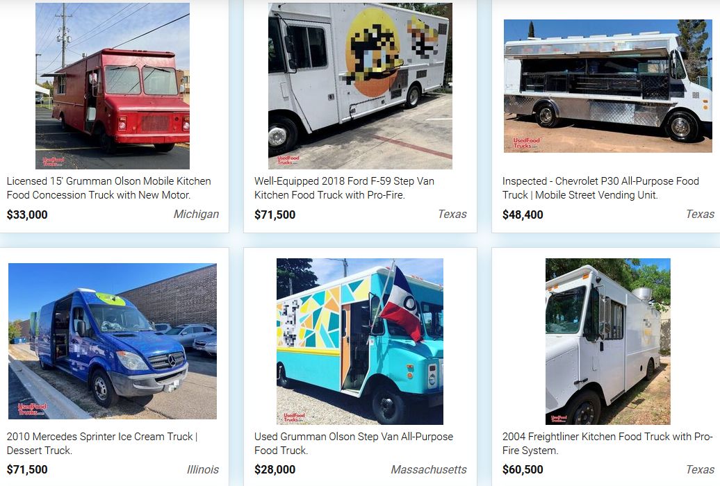 Used Food Truck for Sale By Owner