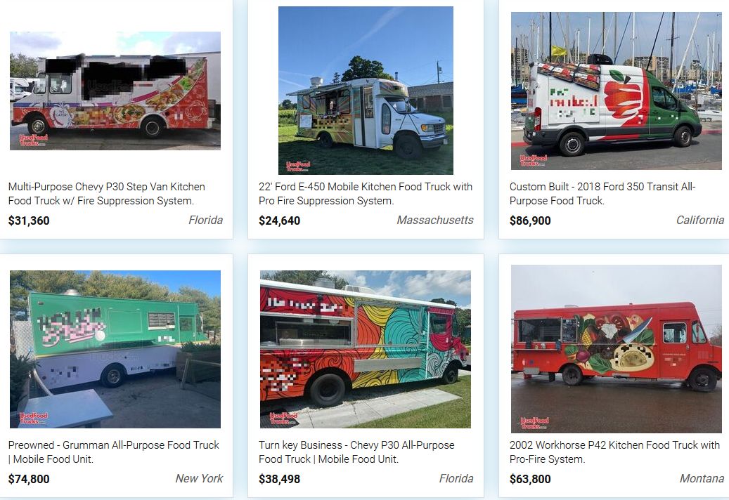 Used Food Trucks for Sale Near Me