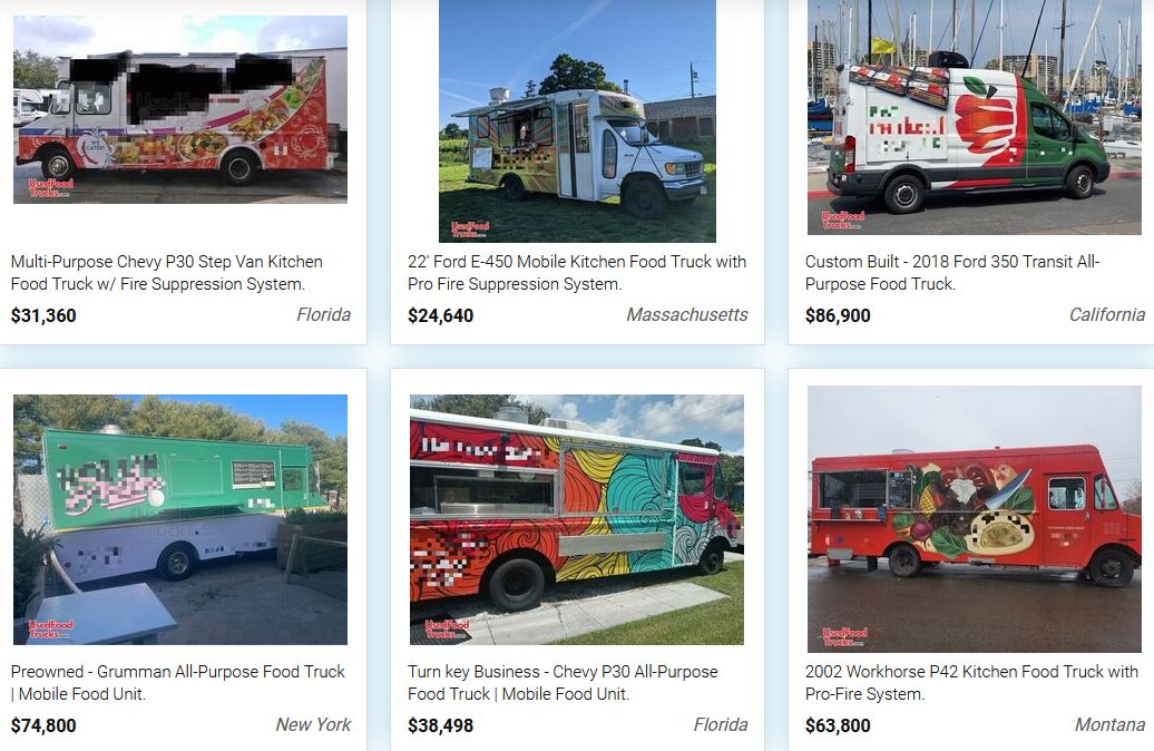 Used Food Truck for Sale By Owner