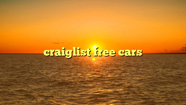craiglist free cars