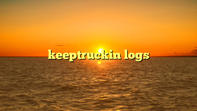 keeptruckin logs