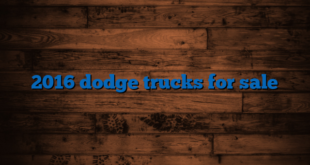 2016 dodge trucks for sale