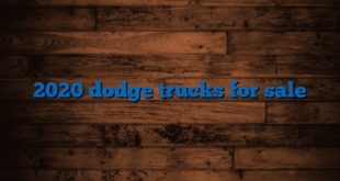 2020 dodge trucks for sale