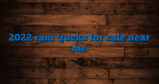2022 ram trucks for sale near me