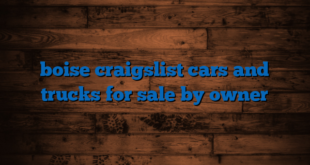 boise craigslist cars and trucks for sale by owner
