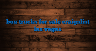 box trucks for sale craigslist las vegas