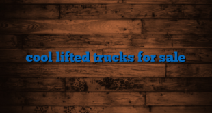 cool lifted trucks for sale
