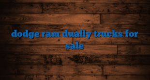 dodge ram dually trucks for sale