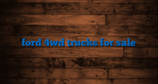 ford 4wd trucks for sale