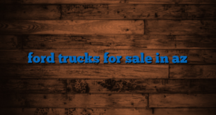 ford trucks for sale in az