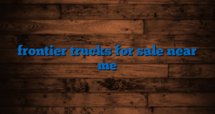 frontier trucks for sale near me