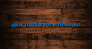 gmc trucks for sale in nc