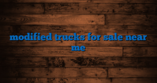 modified trucks for sale near me