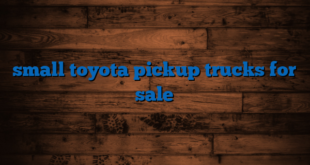 small toyota pickup trucks for sale