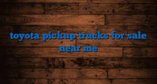 toyota pickup trucks for sale near me