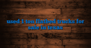 used 1 ton flatbed trucks for sale in texas