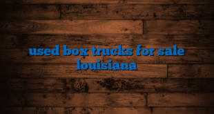 used box trucks for sale louisiana