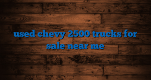 used chevy 2500 trucks for sale near me
