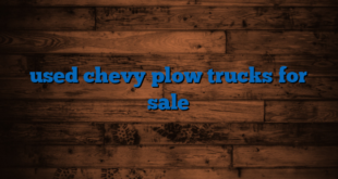 used chevy plow trucks for sale