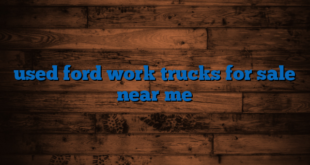 used ford work trucks for sale near me