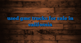 used gmc trucks for sale in california