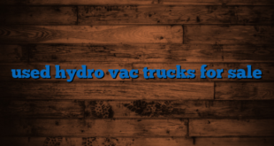 used hydro vac trucks for sale