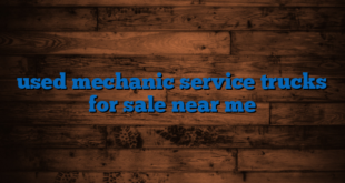 used mechanic service trucks for sale near me