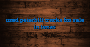 used peterbilt trucks for sale in texas