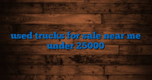 used trucks for sale near me under 25000