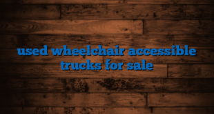 used wheelchair accessible trucks for sale