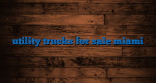 utility trucks for sale miami