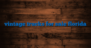vintage trucks for sale florida
