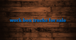 work box trucks for sale